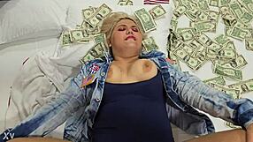 she's my blonde american slut begging for cash-fueled hardcore fucking
