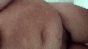 Chubby latina in lingerie toys her big natural tits belly craving hot submissive play