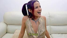 husband shares wife with work friends watching