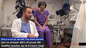 jackie bane's gyno exam exposed nurse lilith rose gloves deep hidden cam shock!