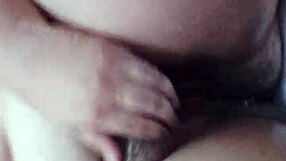 Chubby latina in lingerie toys her big natural tits belly craving hot submissive play