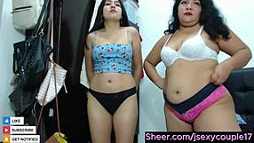 Stepsister's Virgin Pussy Rubbed by Husband's Huge Cock!