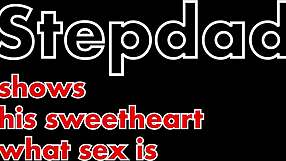 that nasty old dude taught this petite teen deepthroating huge cocks