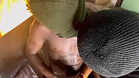 Busty African Stepmom Fucks BBC Byron Gh Doggystyle Creampie in One Minute Dripping Wet!