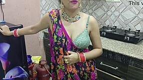 desi bhabhi cheats kitchen fuck brother-in-law shaved pussy dirty talk full hindi