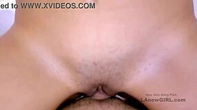 yo that shy brunette model showed up shy but left sofa fucked hard