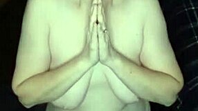 Vee's Big Saggy Tits Bounce In Naked Mature Yoga