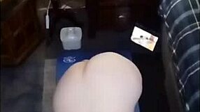 Vee's Big Saggy Tits Bounce In Naked Mature Yoga