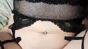 Watch This Slutty Wife's Pussy Filled with Creampie by Old Bull!