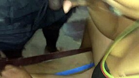 Amateur Cuckold Watches Big Black Cock Stretch His Latina Wife's Pussy Wide