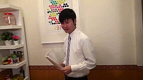 old pervy men trick busty japanese teen into creampie pounding her tight hairy pussy