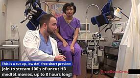 jackie bane's gyno exam exposed nurse lilith rose gloves deep hidden cam shock!