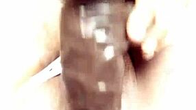 girl spreads ass wide for quick dildo toy insertion