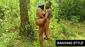 african star's wild forest pussy licking and orgasms