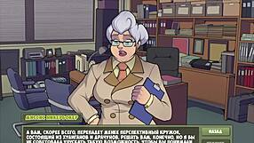 horny student maid slut deepthroats teacher cock cums in mouth on tits