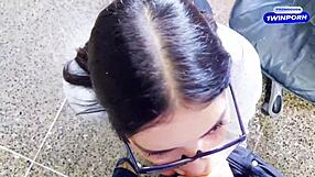 Student slut skips books for teacher's fat cock doggystyle orgasm!