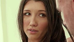 maya woulfe begs stepdad to fill her tight ass with his monster cock