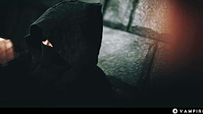 lezdom vampire dominatrix amirah fingers bratty blonde ashby winter in humiliating sex