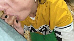 Married Milf's Sloppy Plea Before Mouthful Cumshot