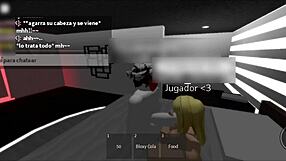 me divierto con una chica hermosa a solas en roblox big ass tits monster cock fun