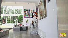 i inspect her ass with toys in high heels too