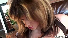 deepthroat milf rides cock then titty fucks hard