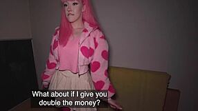 I unlocked her chastity belt in public then creampied that dripping wet pussy hard