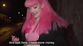 I unlocked her chastity belt in public then creampied that dripping wet pussy hard