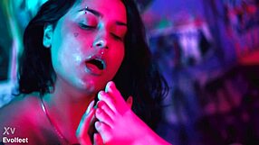 Latina acidalys first bisexual foot worship licks toes sucks feet muff dives pussy in femdom fetish