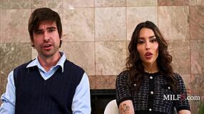 Vanessa sky and lucky fate milfs share intense spy fuck mid-mission