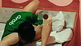 pregnant asian's big pussy gets creampied doggystyle in hotel missionary bliss