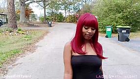 Pretty Impala's Sexy Outdoor Dress Tease Turns Into Wild Exposure