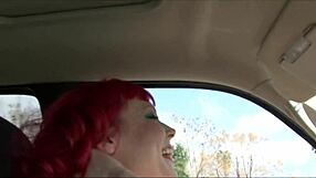 Miss Bunny's Black Cock Chase As Cougar Bitch In Fishnets Heels Riding Deep