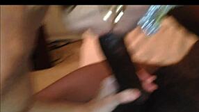 Can 61 y-o cuckold wife handle sucking and fucking three huge bulls?