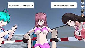 Hentai Slave Sub Mail Endures Cfnm Ball Kicking Game Scene