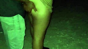 damn this horny mexicana begs for public beach groping everywhere