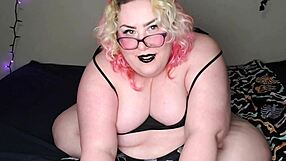Gothic BBW's Twisted JOI Commands Lure You In