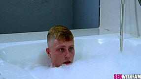 omg stepmom caught me stroking now she sucks me off dry 😏