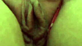 Puffy swollen pussy tightly bound and pumped up close for intense detailed view