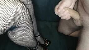 wanna see my feet in heels milk your cock till cum drips everywhere??