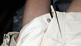 Brunette Lesbians Masturbate Hairy Pussies in Hidden Hut