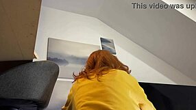 Redhead College Coed's Miniskirt Try-On Haul Turns Into Wild Porn Casting Interview