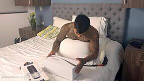 Stepfather's Gift Turns into Wild Fuck with Muscular Stepmom