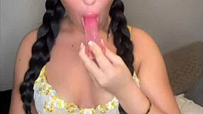 Horny British Student Fingers Squirt Orgasm Webcam Solo