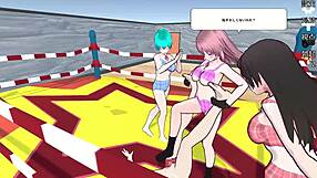 Hentai Slave Sub Mail Endures Cfnm Ball Kicking Game Scene