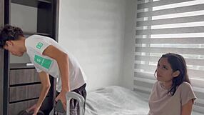 What if hot stepsibs share a hotel room?