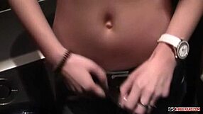 Blonde teen pornstar Jenny bends over rides and takes group doggystyle hardcore hd