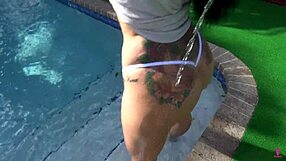 teddy tarantino wanna rip clothes fuck tatted pawg bella scorpion outside?