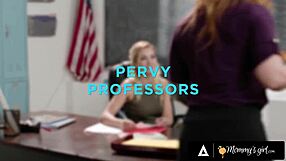 MILF teachers Sophia Locke and Cherry Kiss FACE FUCK hot student Gal Ritchie!