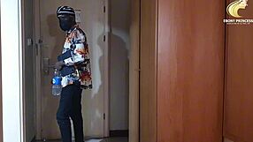 Ebony nurse bangs interviewer for promotion with big tits pussy riding doggystyle in hospital